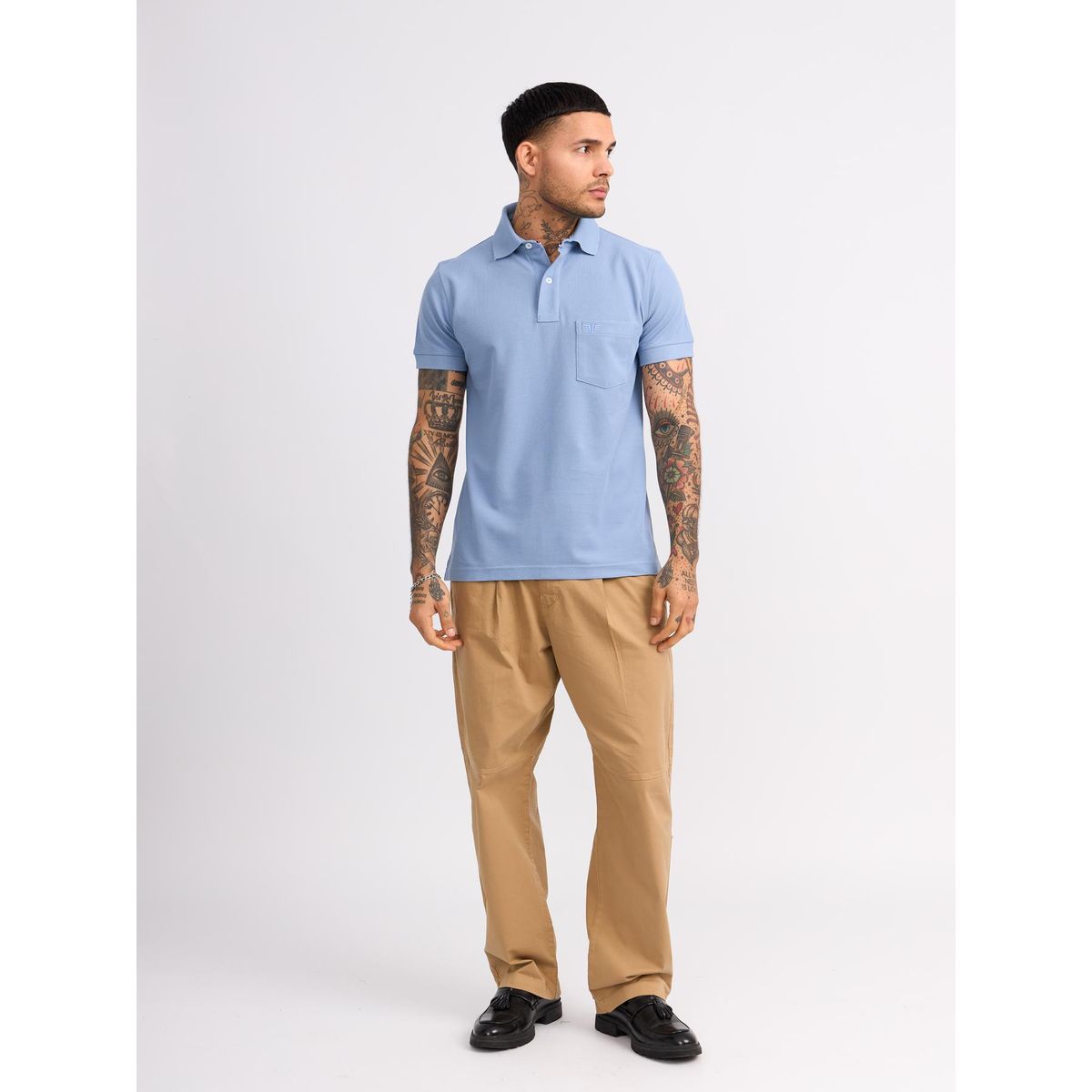 ISAGUE - POLO BOX PIQUE MANGA CORTA HOMBRE