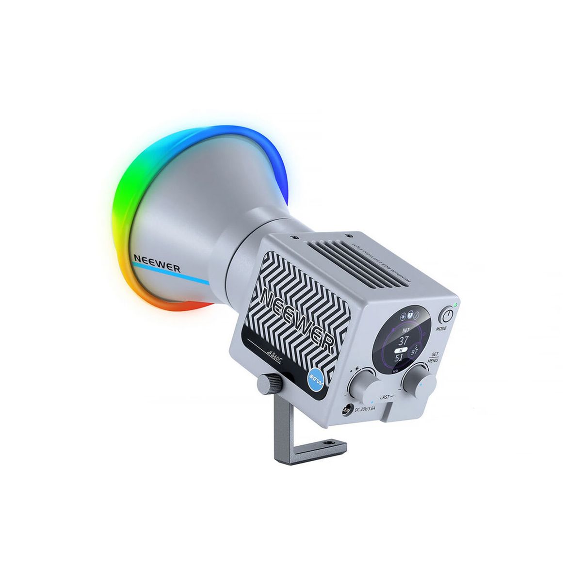 NEEWER - Luz Led portátil Neewer de 60W RGB - HS60C