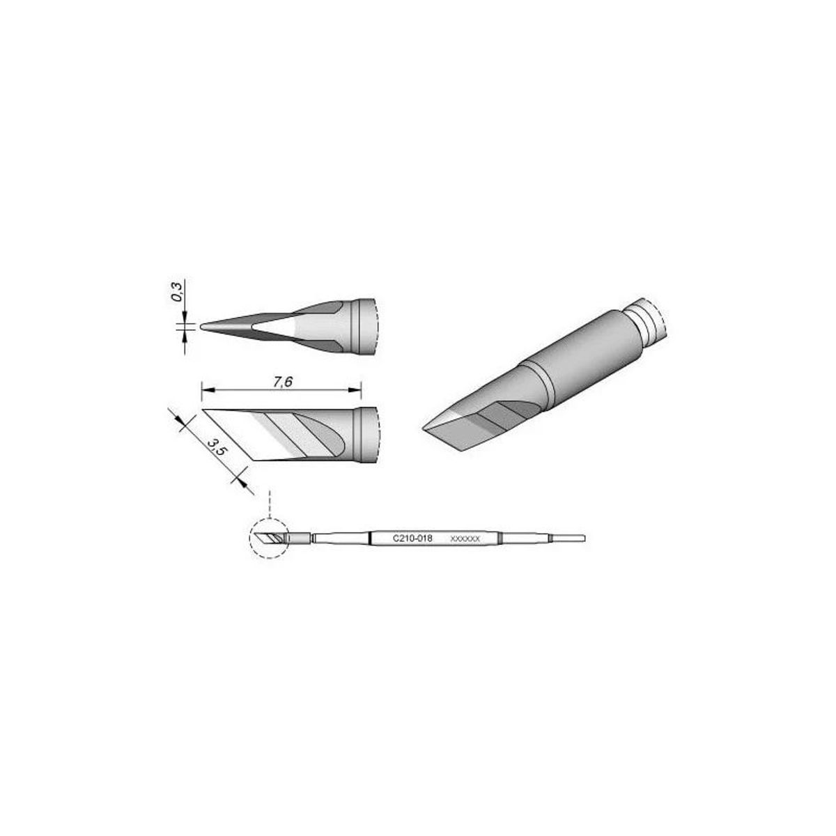 GENERICO - Punta Para Jbc C210018