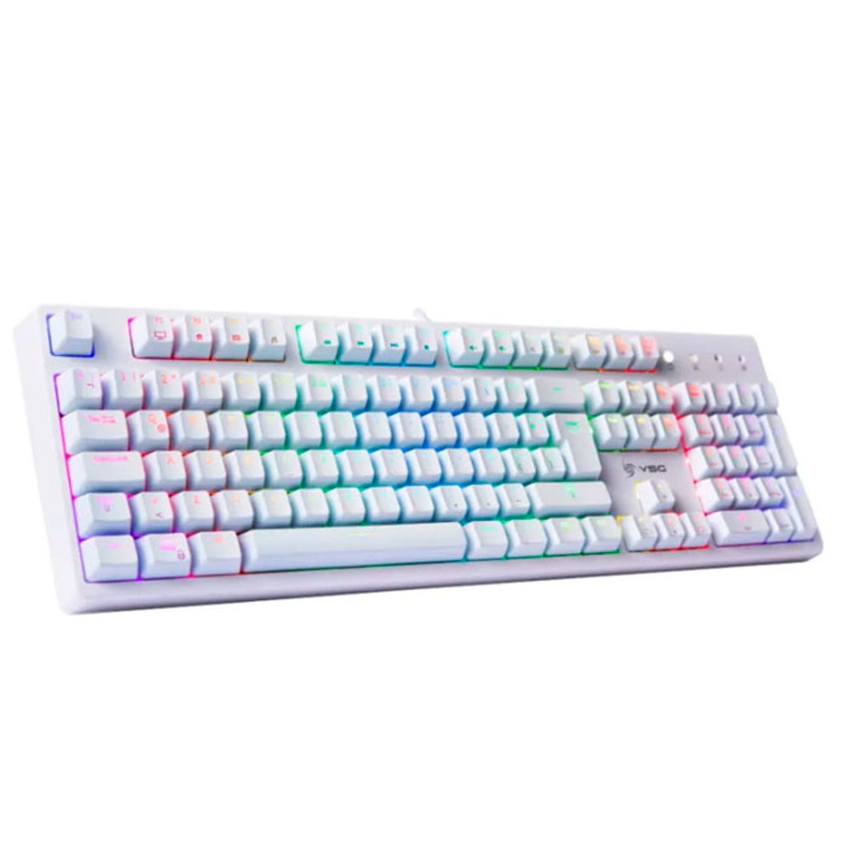 VSG - Teclado Mecánico VSG Alnilam RGB White Switch Azul Kailh 105 Teclas