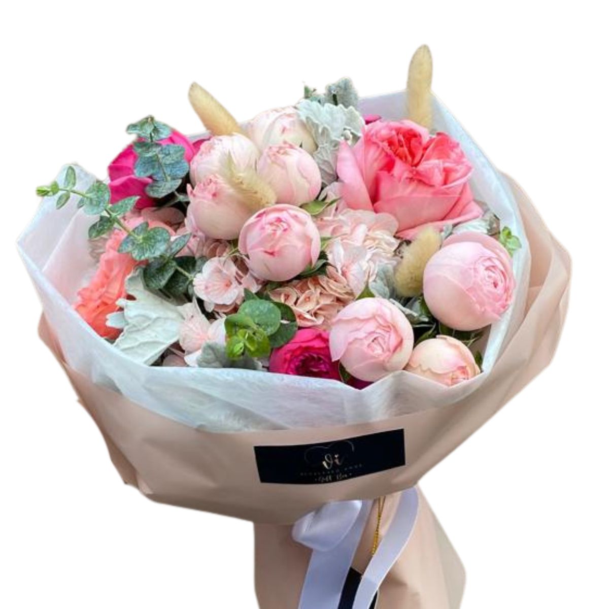 VI REGALANDO AMOR - Ramo Luna Rose  Peonias rosas inglesas - ramo de flores