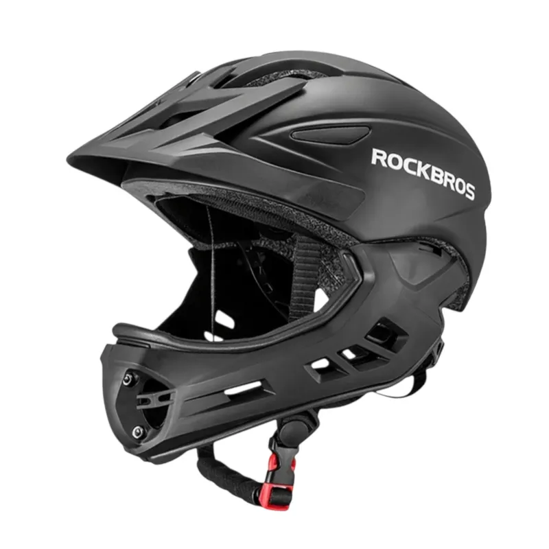 ROCKBROS - CASCO ROCKBROS TT-018BK para NIÑOS - Casco Integral