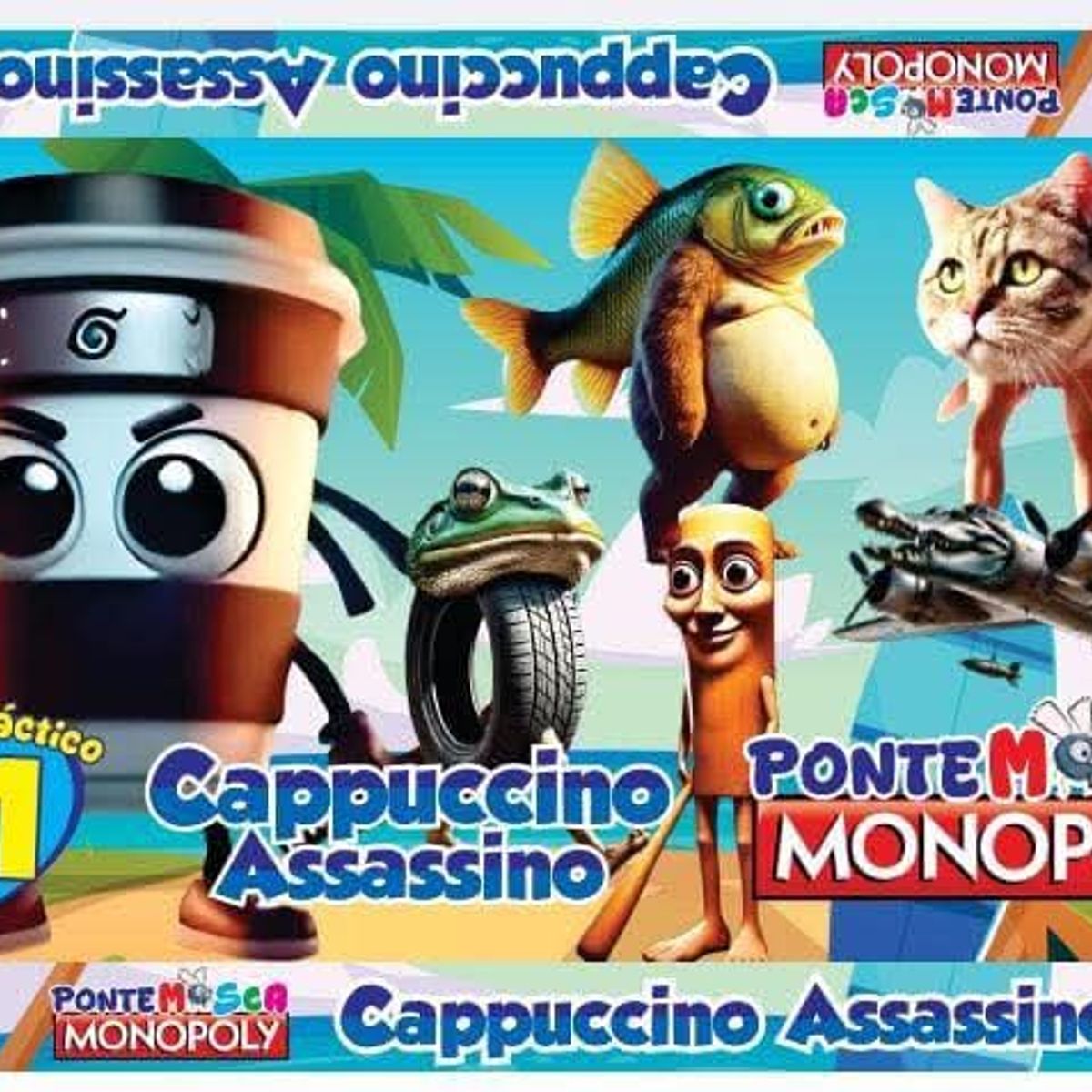 GENERICO - JUEGO DIDACTICO 2 EN 1 CAPPUCCINO PARA NIÑOS