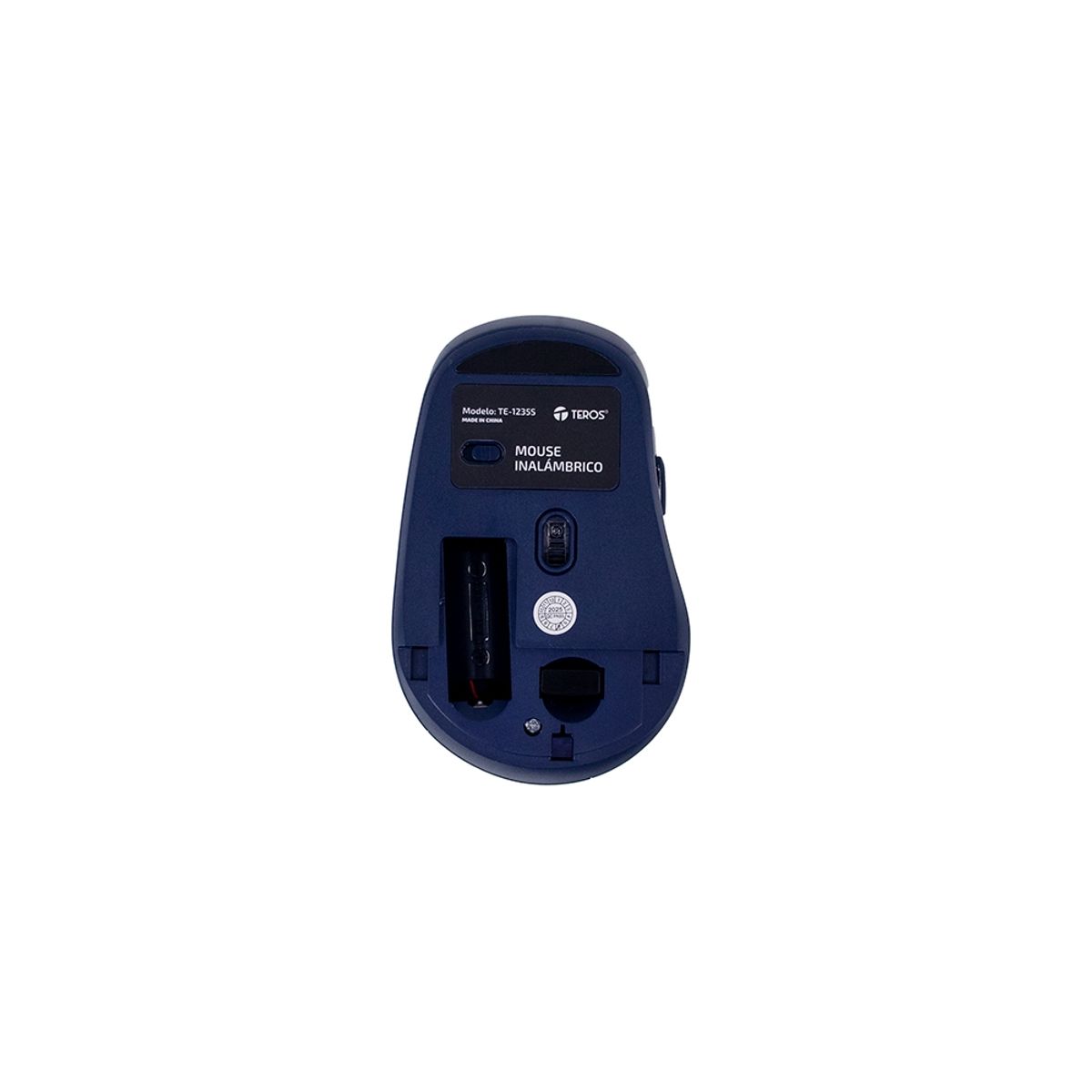 TEROS - Mouse inalámbrico TEROS TE-1235S 24GHz - 6 botones USB color azul