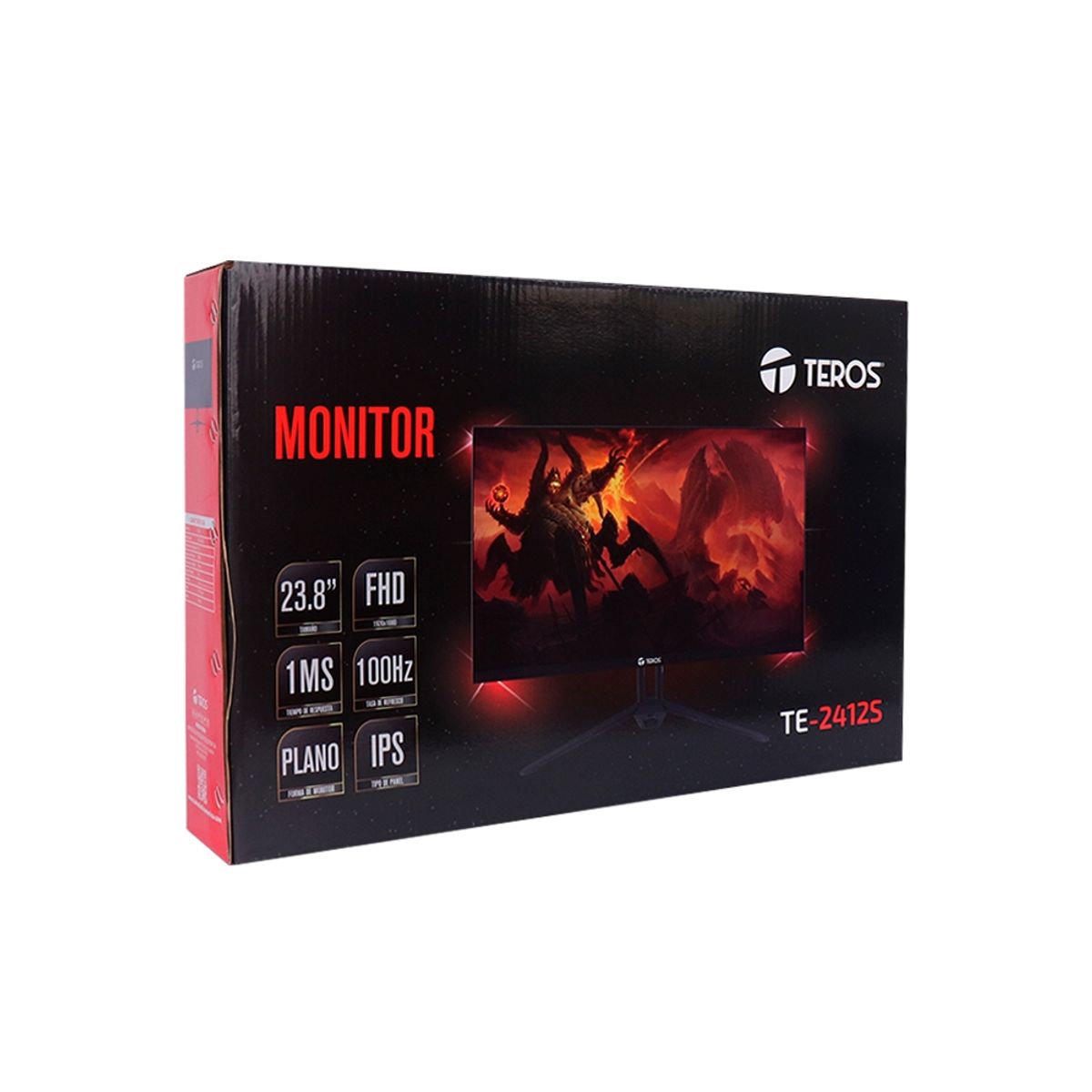 TEROS - Monitor plano TEROS TE-2415S 238 FHD IPS 120Hz 1ms con HDMI y DP c