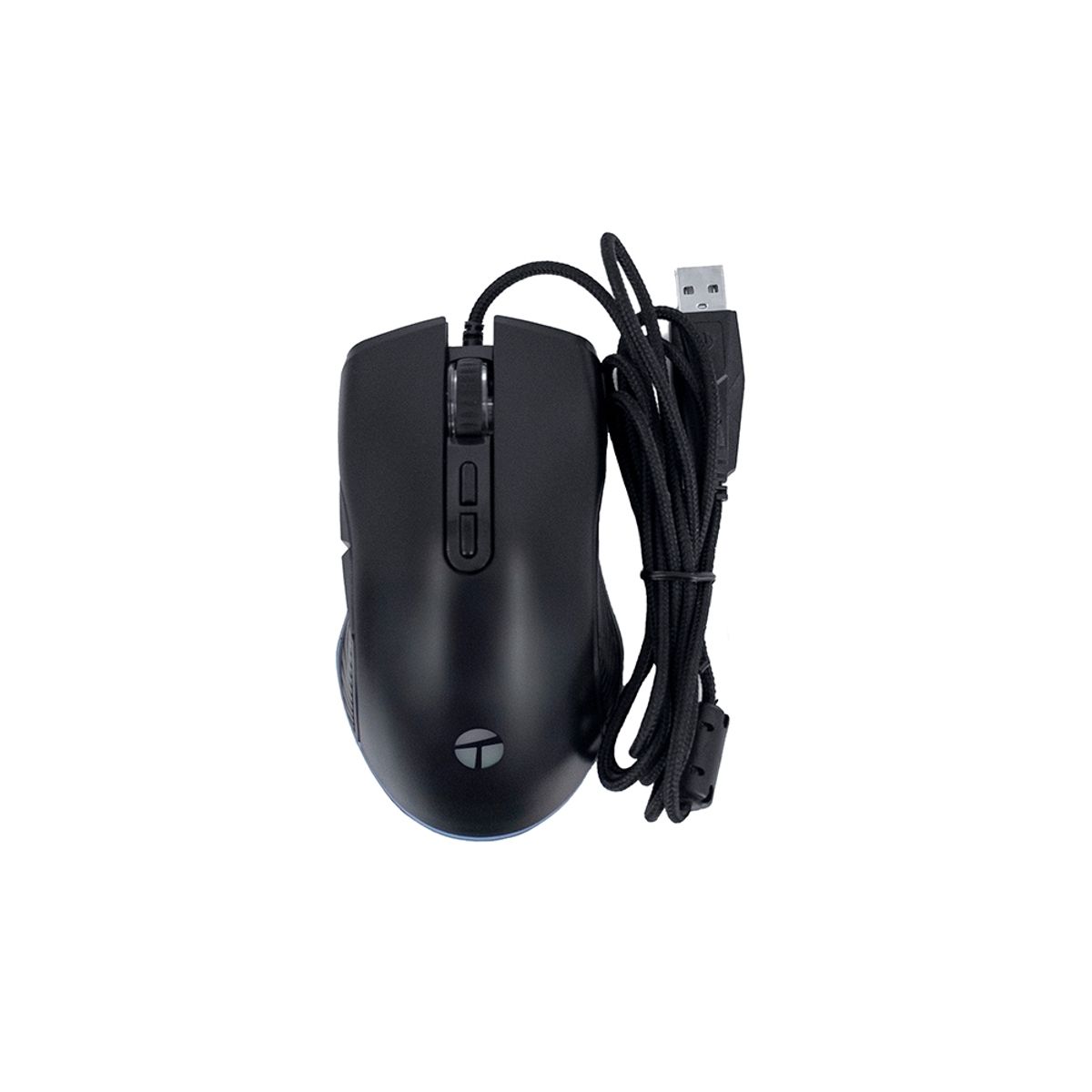 TEROS - Mouse gamer Teros TE-1233G RGB 7200 DPI 7 botones USB color negro