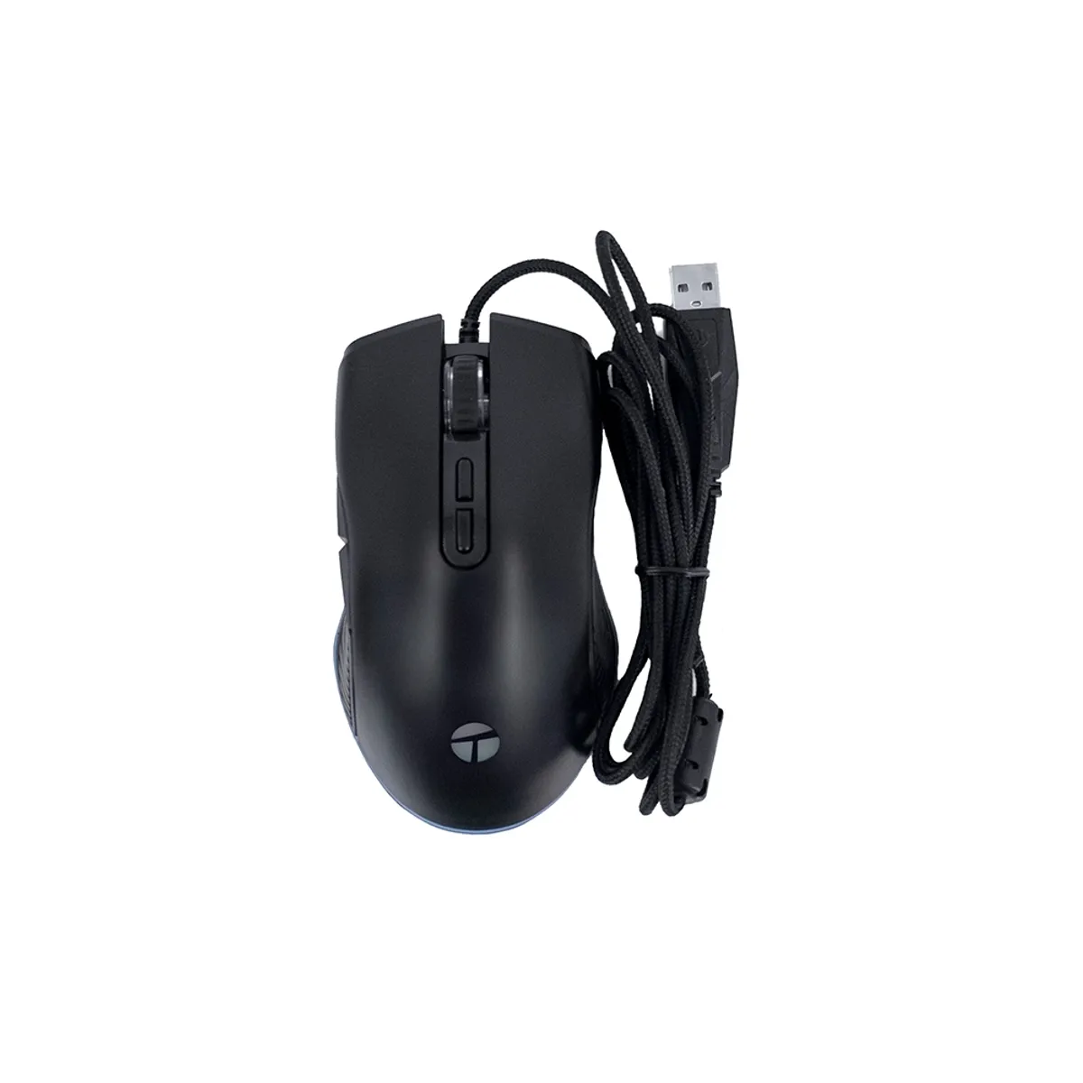 TEROS - Mouse gamer Teros TE-1233G RGB 7200 DPI 7 botones USB color negro