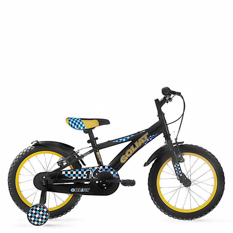 GOLIAT - Bicicleta Wascar BM1679NGR Aro 16" Negro