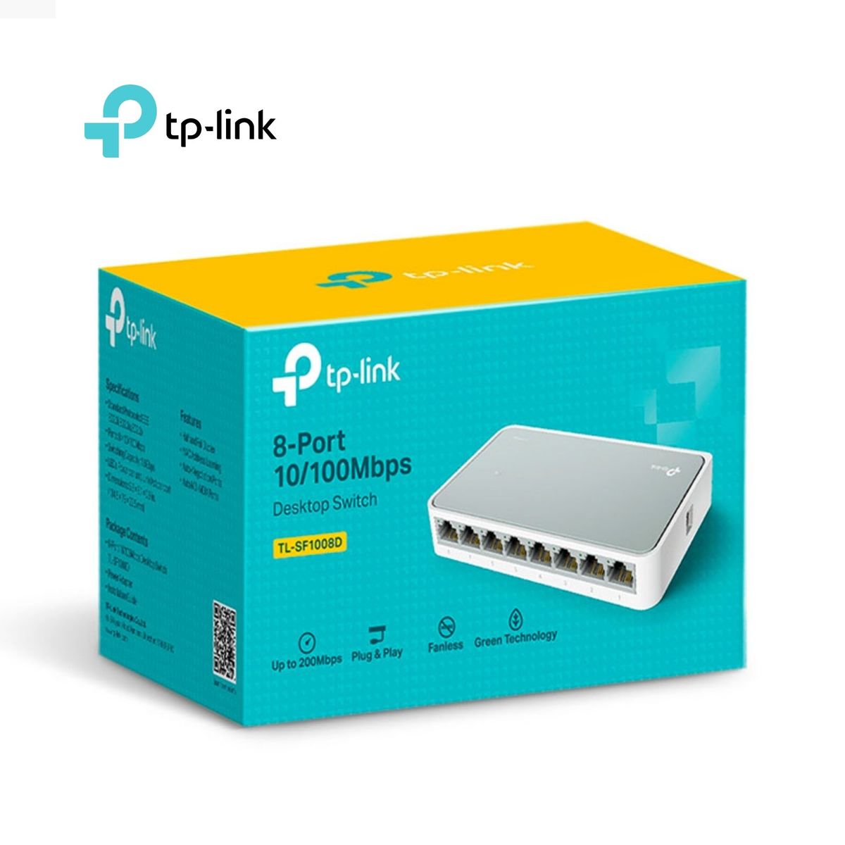 TP LINK - SWITCH TP-LINK 8PORT TL-SF1008D 10100