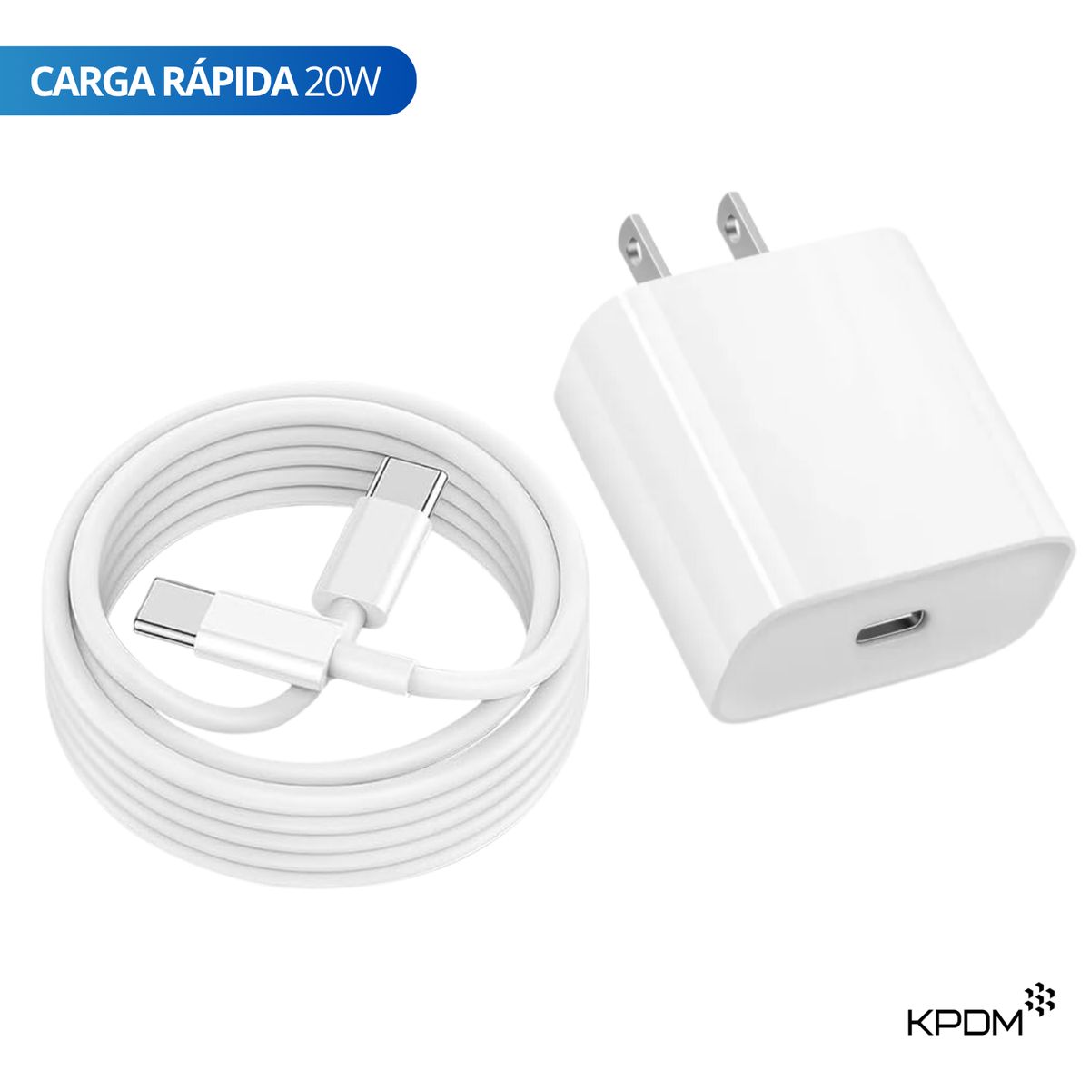 GENERICO - Cargador Para iPhone Carga Rápida 20W USB-C