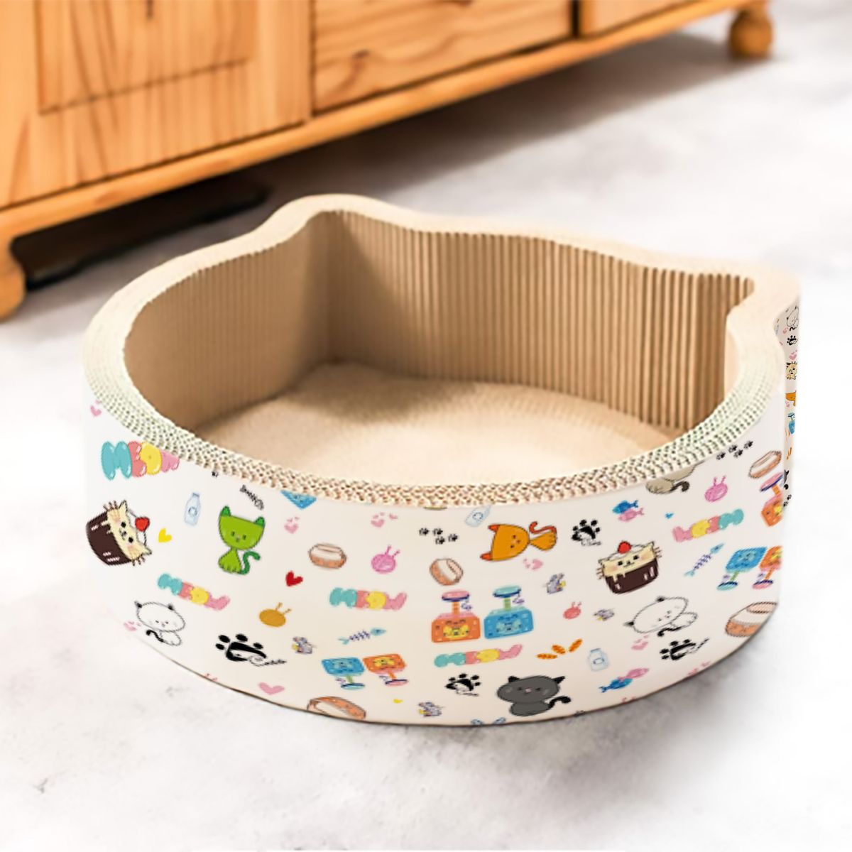 CATITO - CAMA RASCADOR PARA GATOS