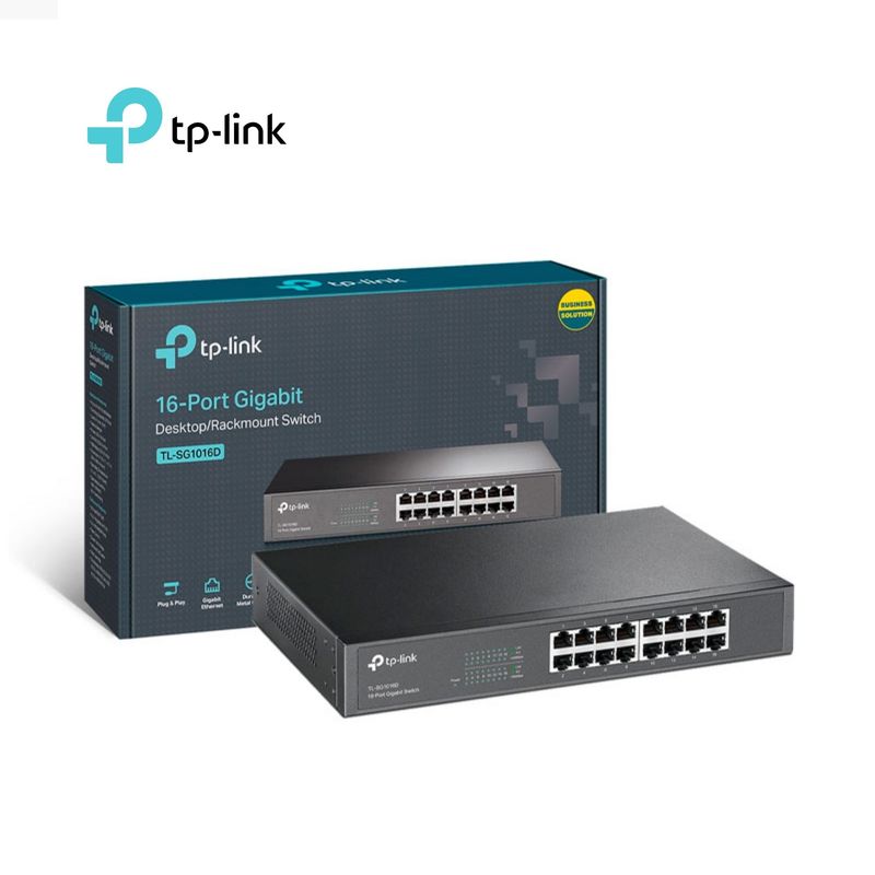TP LINK - SWITCH TP-LINK 16PORT 101001000 GIBABIT TL-SG1016