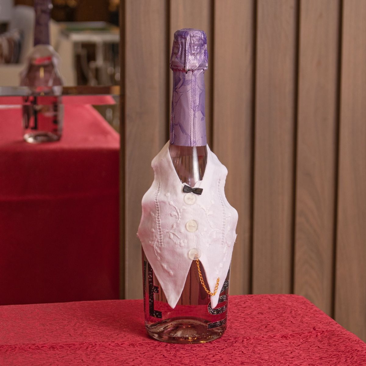 PANADECOR - Funda Para Botella Lino Panorama Hogar