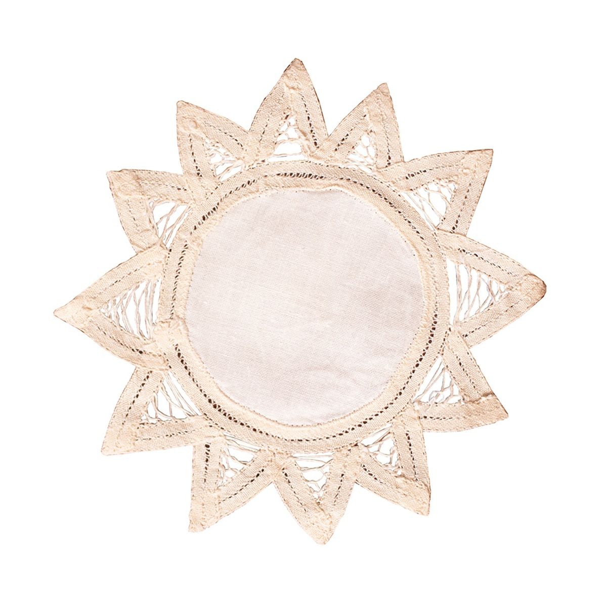 PANADECOR - Tapete Redondo Algodón Beige 15Cm Panorama Hogar