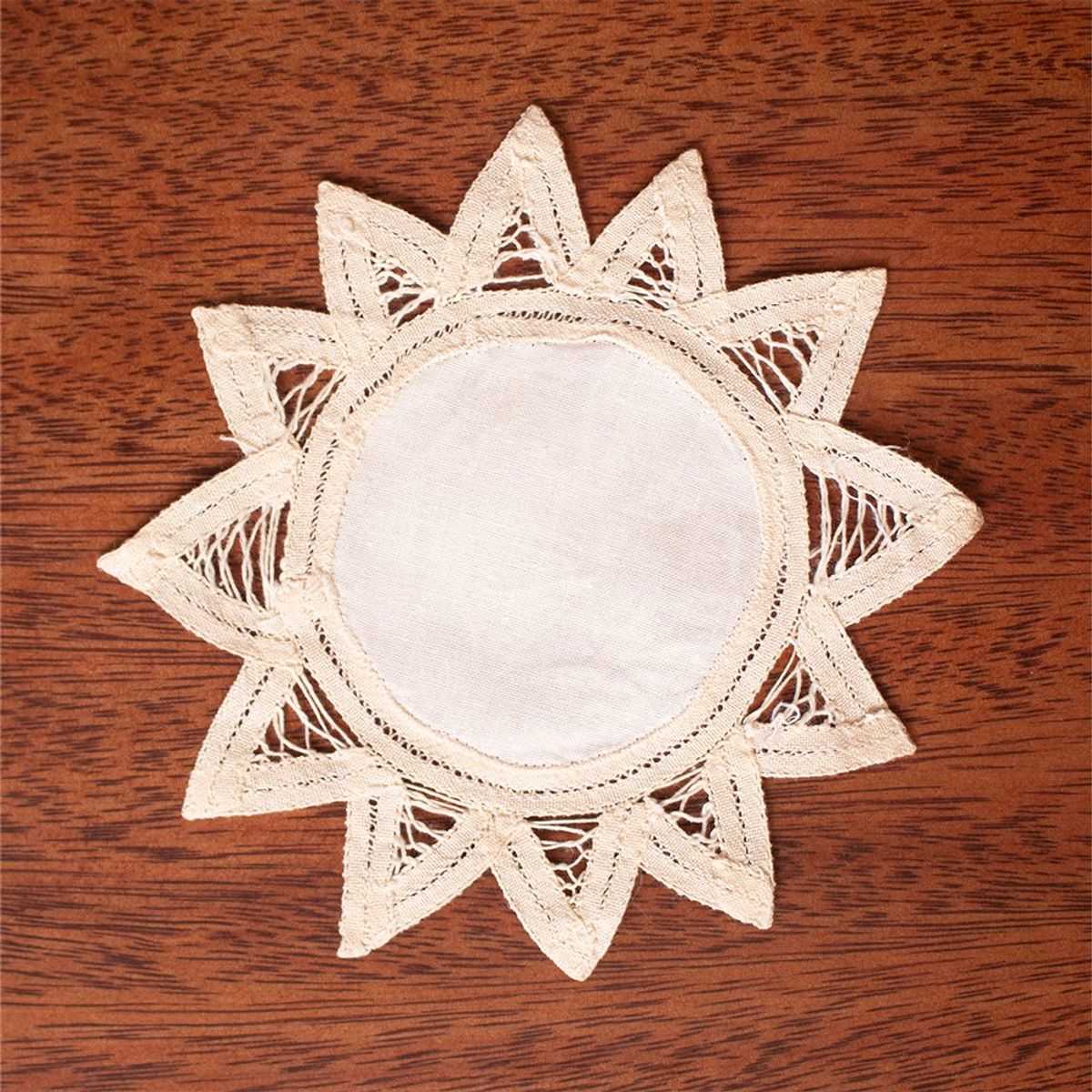 PANADECOR - Tapete Redondo Algodón Beige 15Cm Panorama Hogar