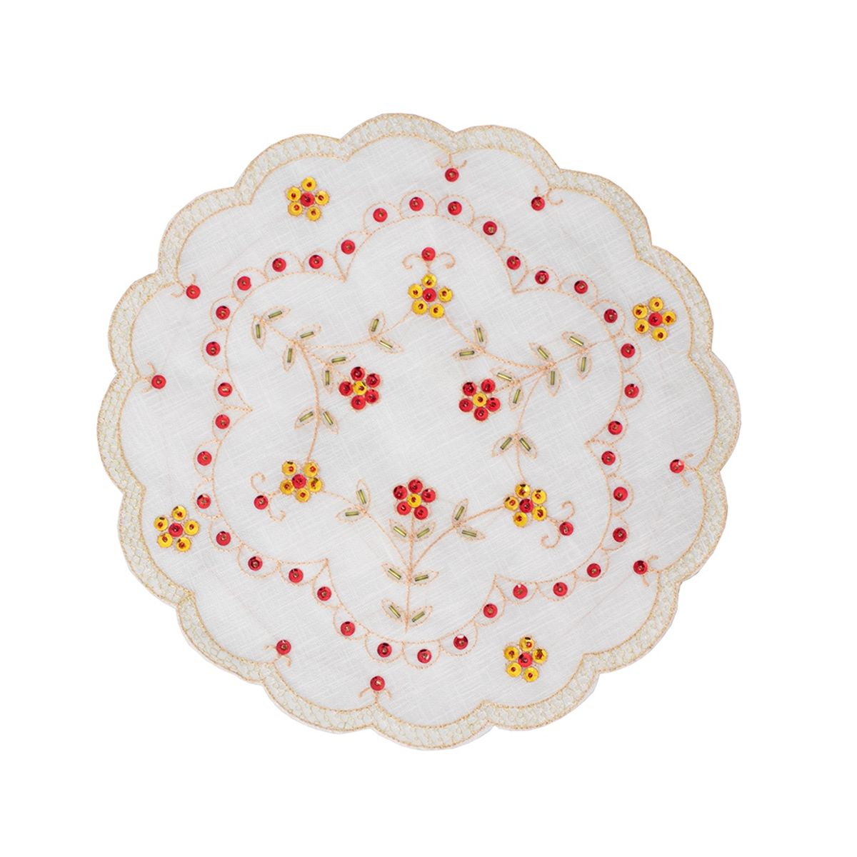 PANADECOR - Tapete Redondo Poliéster 30Cm Panorama Hogar