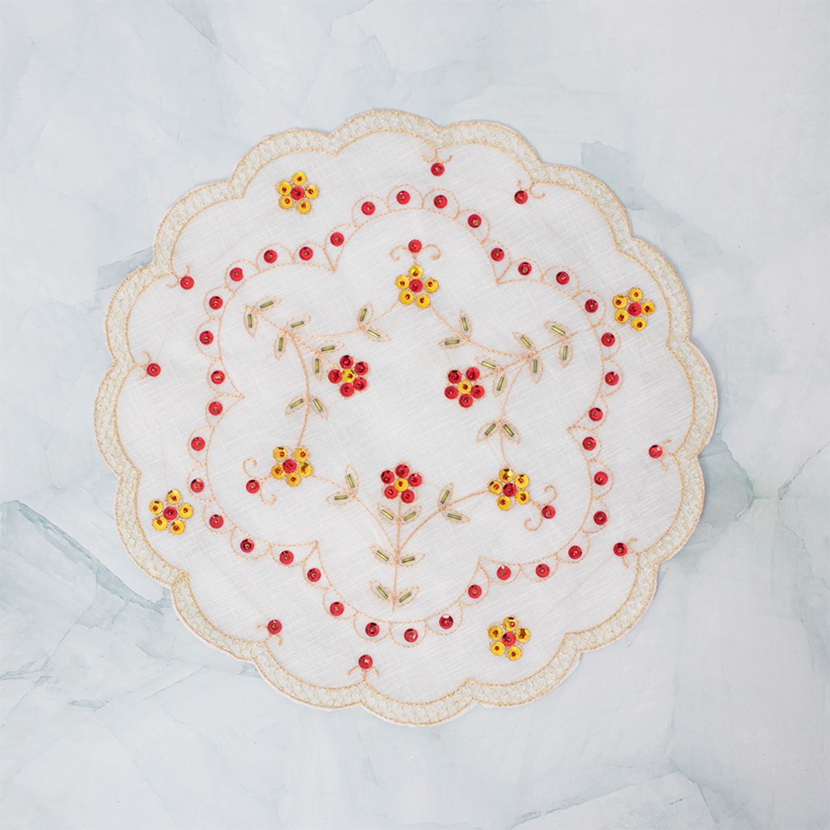 PANADECOR - Tapete Redondo Poliéster 30Cm Panorama Hogar