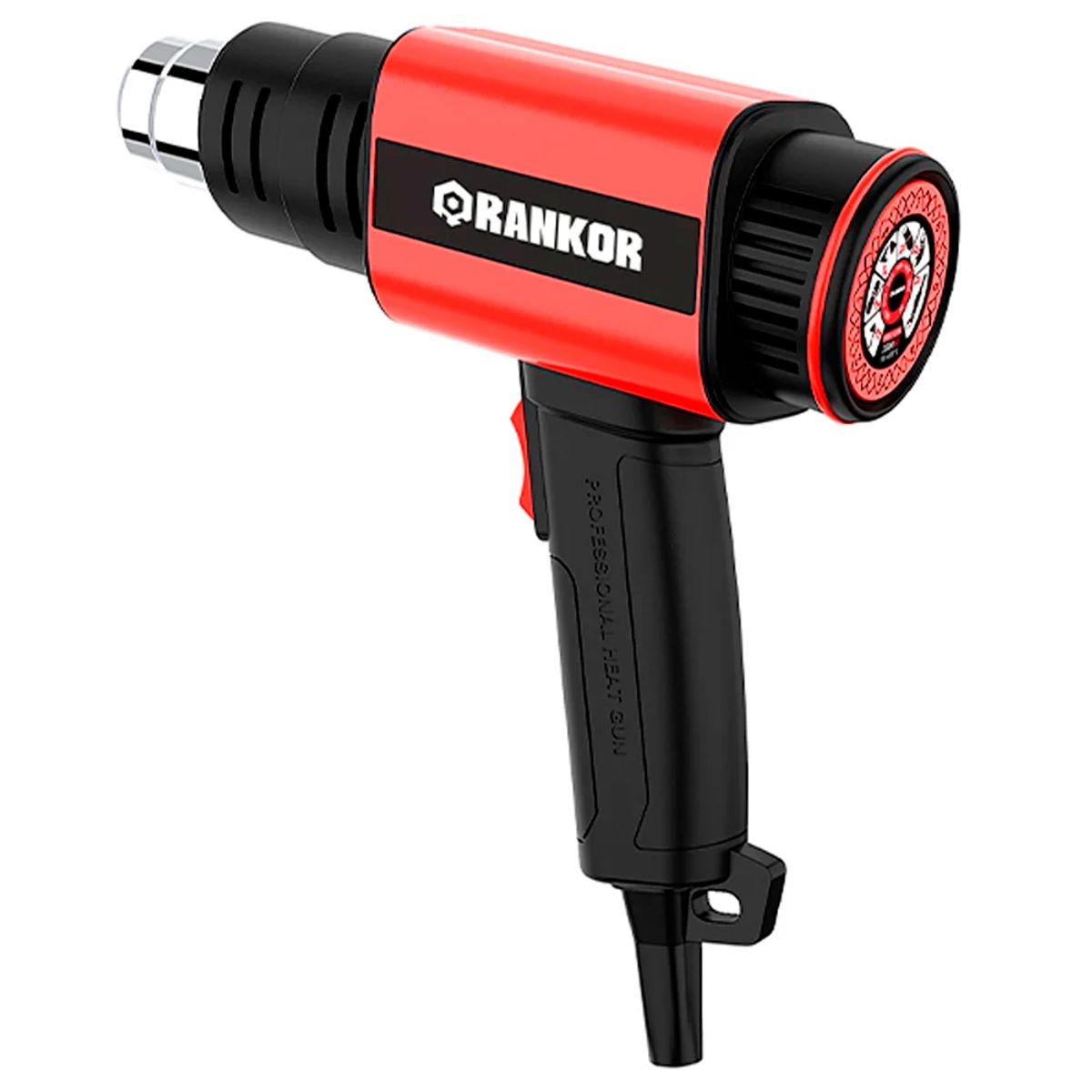 RANKOR - Pistola de Calor Aire Caliente Profesional Rankor RHG200002 50-650°C Dobla Tubos + Accesorios