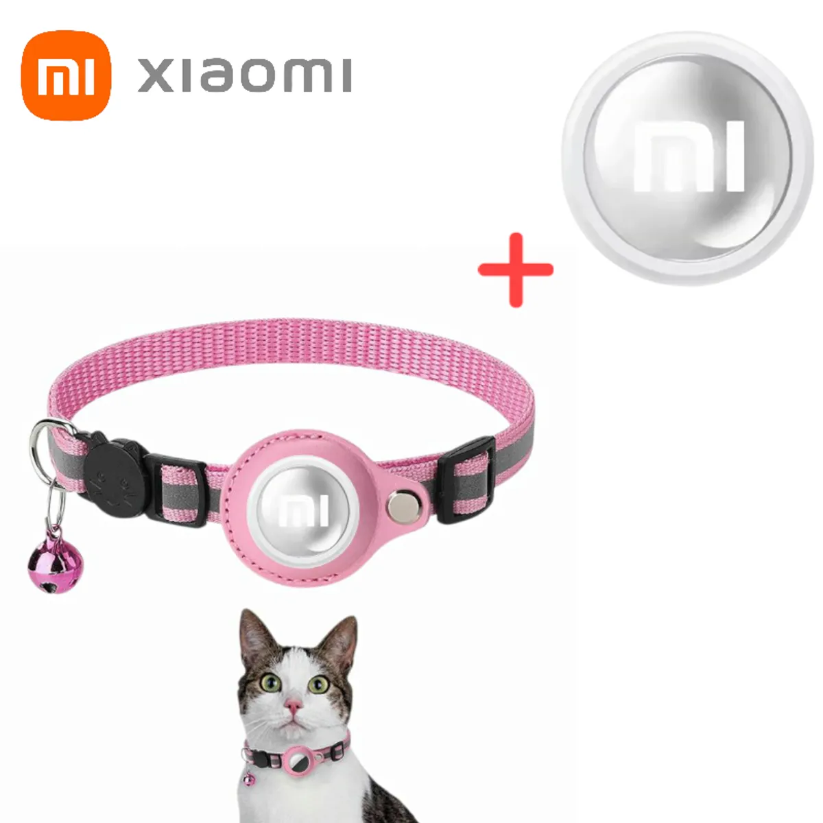 XIAOMI - COLLAR REFLECTANTE PARA AIRTAG MAS GPS XIAOMI PARA MASCOTAS