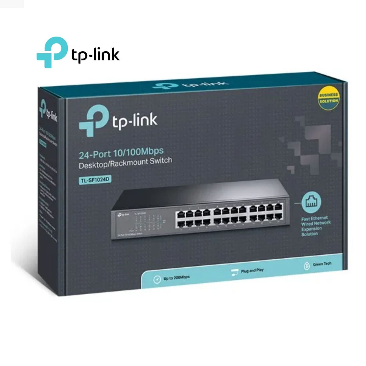 TP LINK - SWITCH TP-LINK 24PORT 10100 TL-SF1024D METÁLICO
