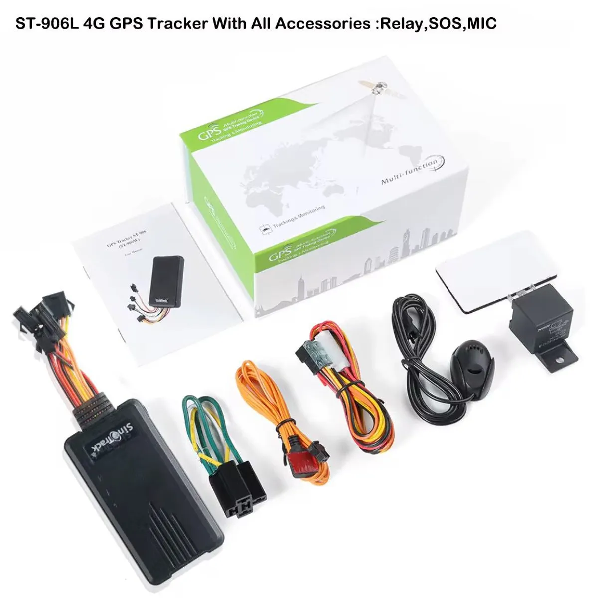 GPS TRACKER - LOCALIZADOR GPS SINOTRACK ST-906  4G+2G RASTREO VEHICULAR