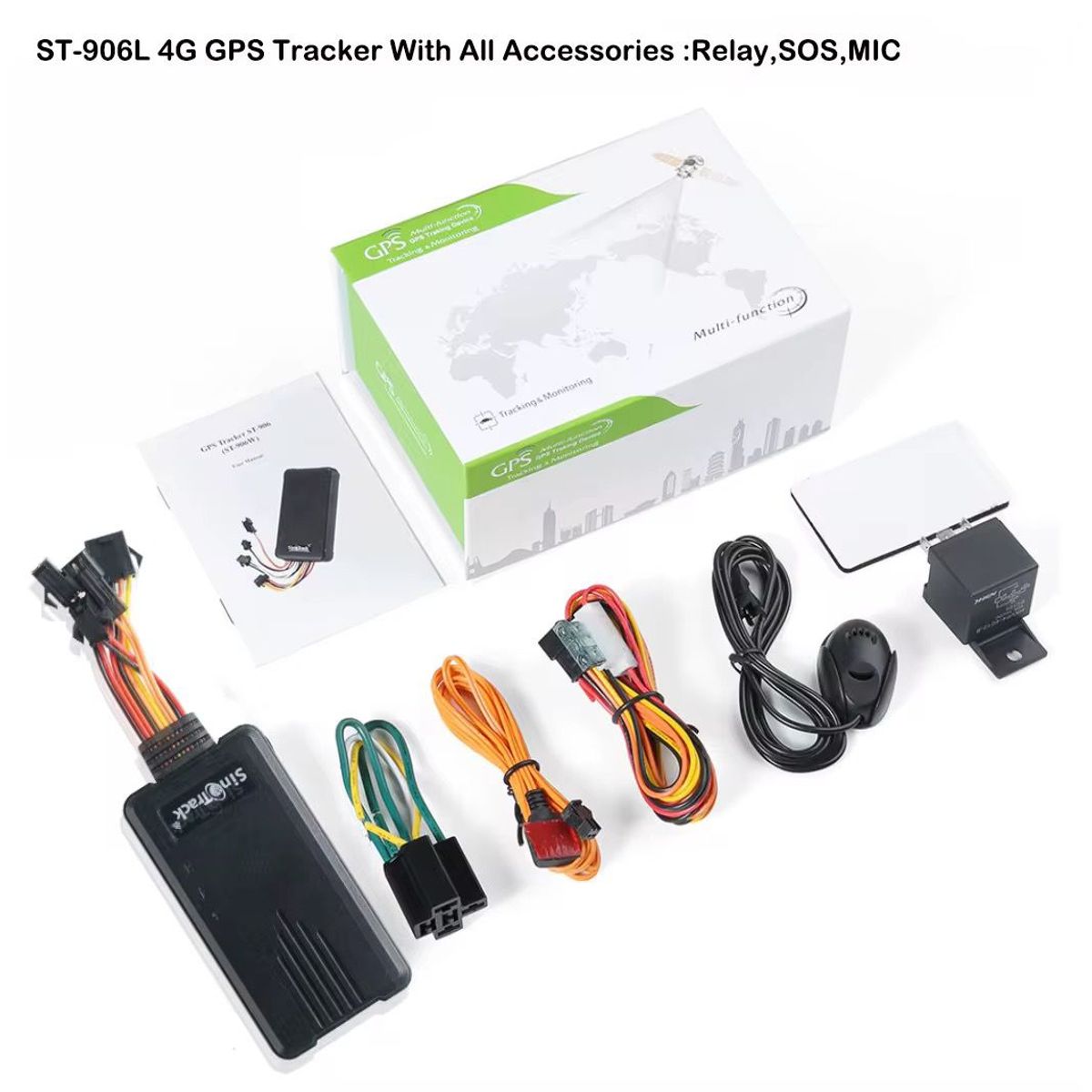GPS TRACKER - LOCALIZADOR GPS SINOTRACK ST-906  4G+2G RASTREO VEHICULAR