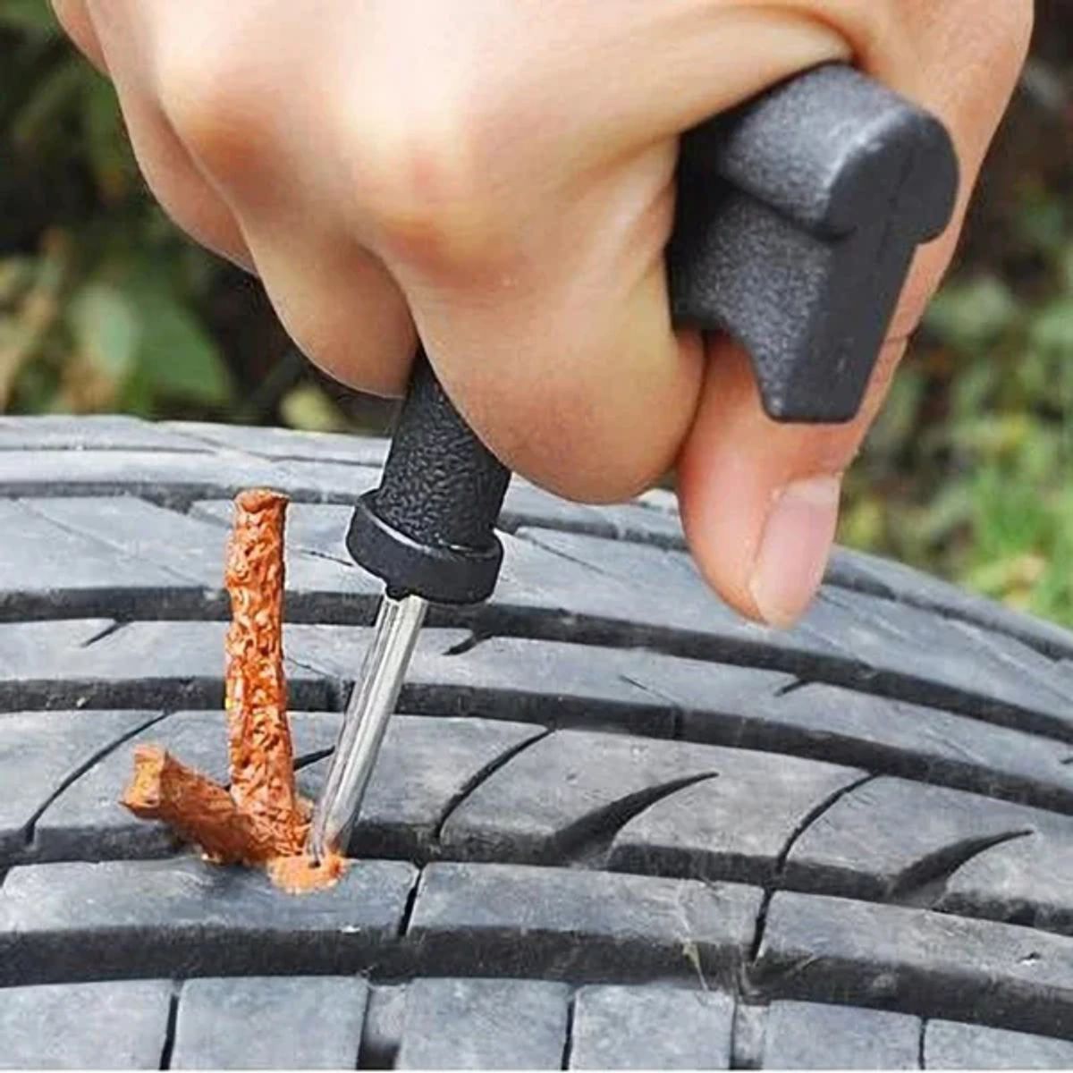 GENERICO - Kit Herramienta Parches De Llanta Genérica 8 Unidades Para Auto/camioneta