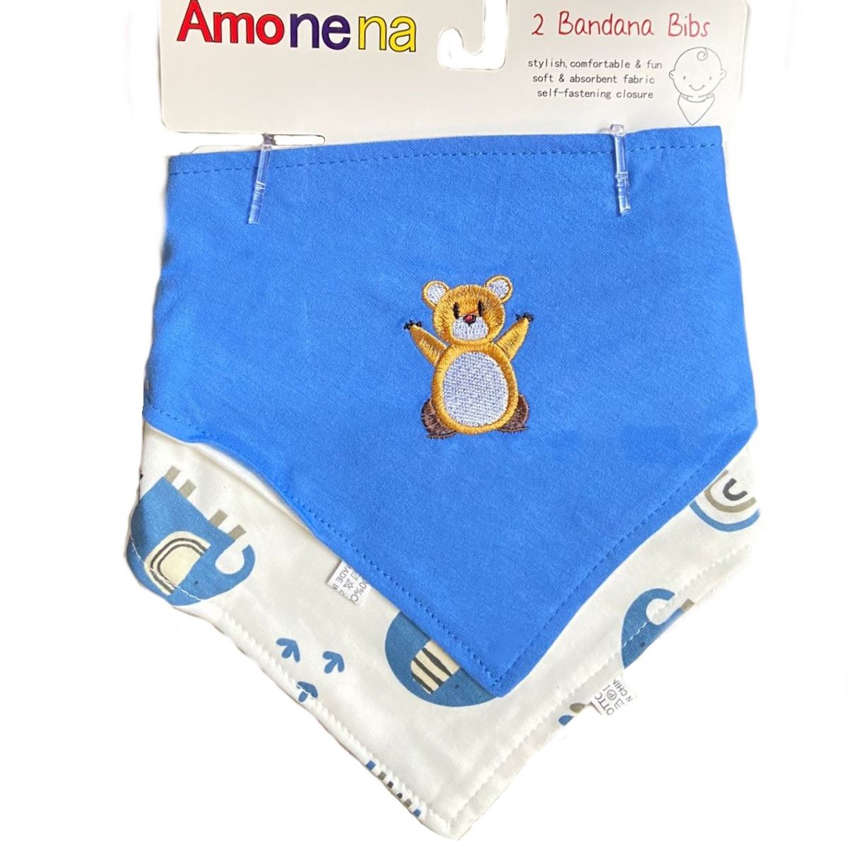 GENERICO - BANDANA BABERO PARA BEBE - 2PCS - RATÓN