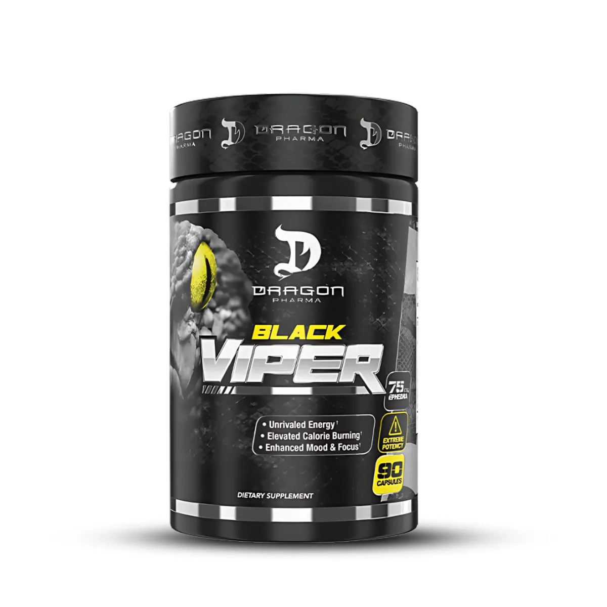 DRAG PHARMA - Black Viper 90 cap Dragon Pharma + Shaker