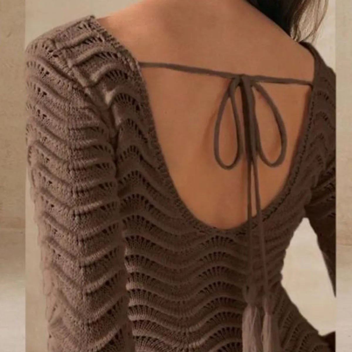 AMA OUTFITTERS - VESTIDO TEJIDO GAELLA