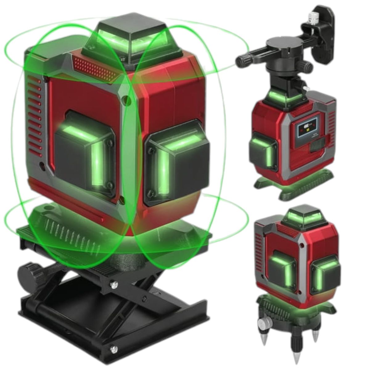 OEM - Nivel Laser Verde 16 Lineas Autonivelacion Recargable