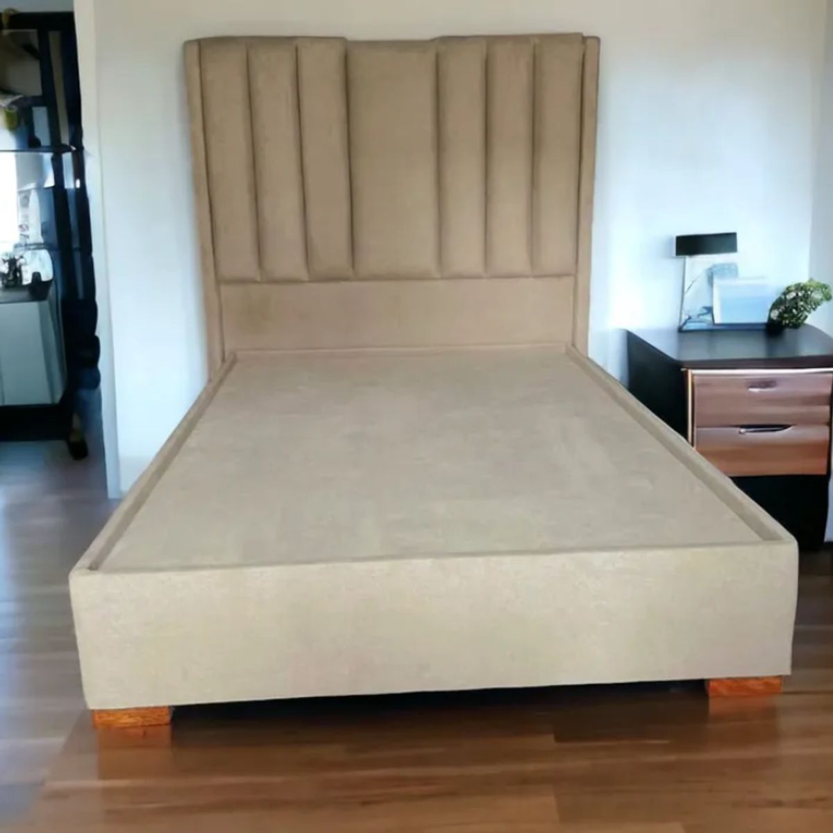 GENERICO - Cama Dune 2 Plazas - Beige