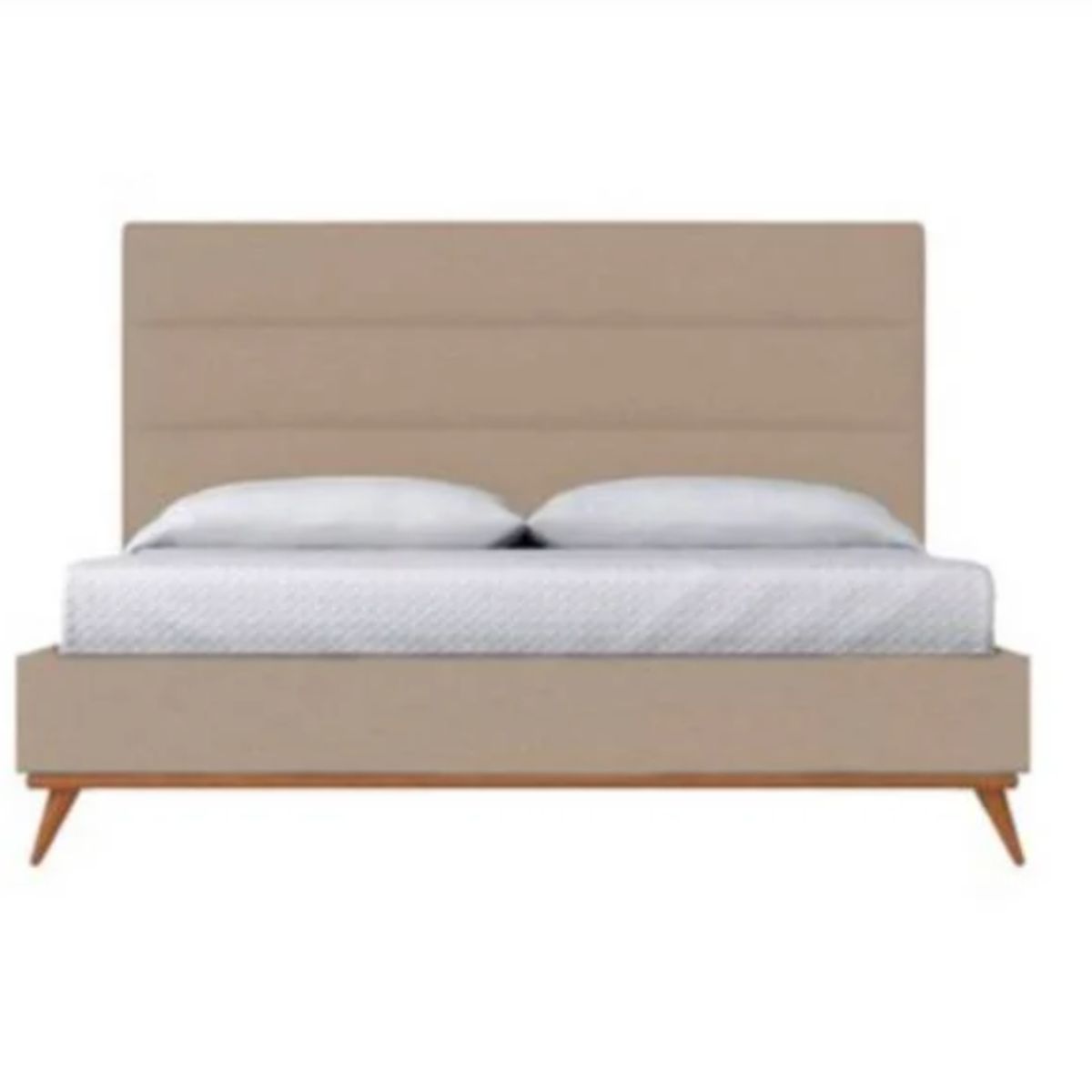 GENERICO - Cama Fabregas 2 Plazas - Beige