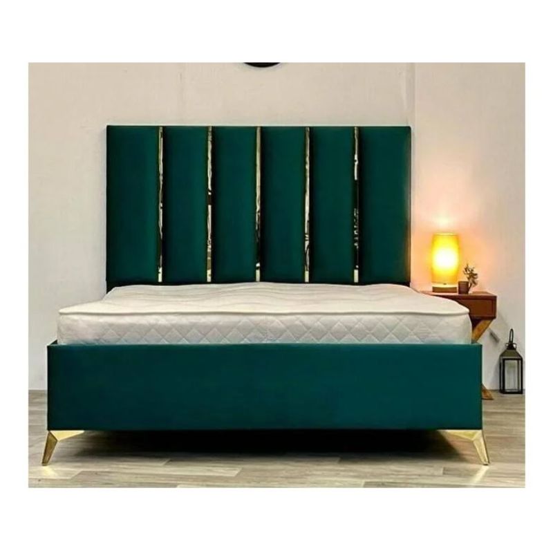 GENERICO - Cama Montreal 2 Plazas - Verde Oscuro