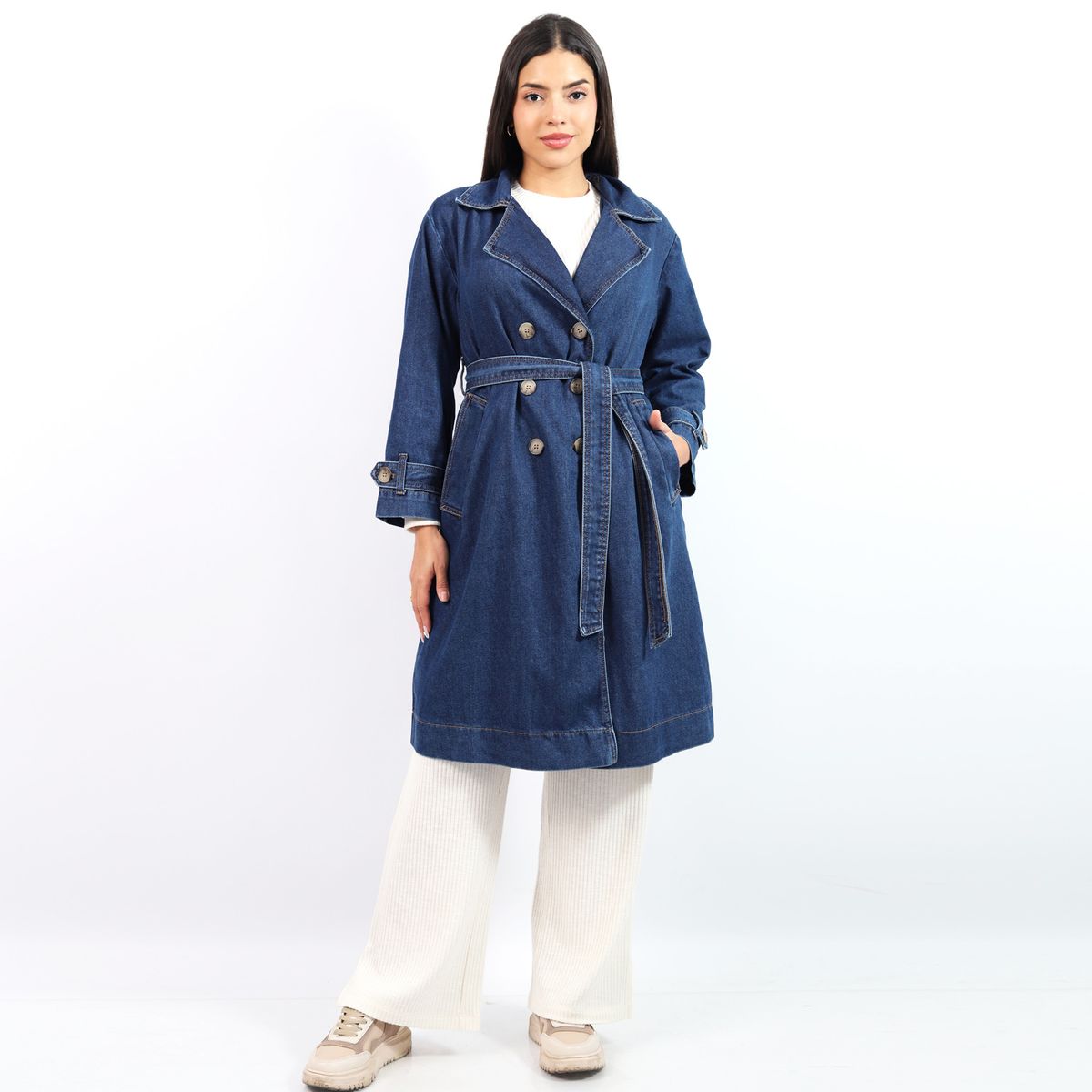 JAROLA - Trench Coat Denim Jarola Grecia