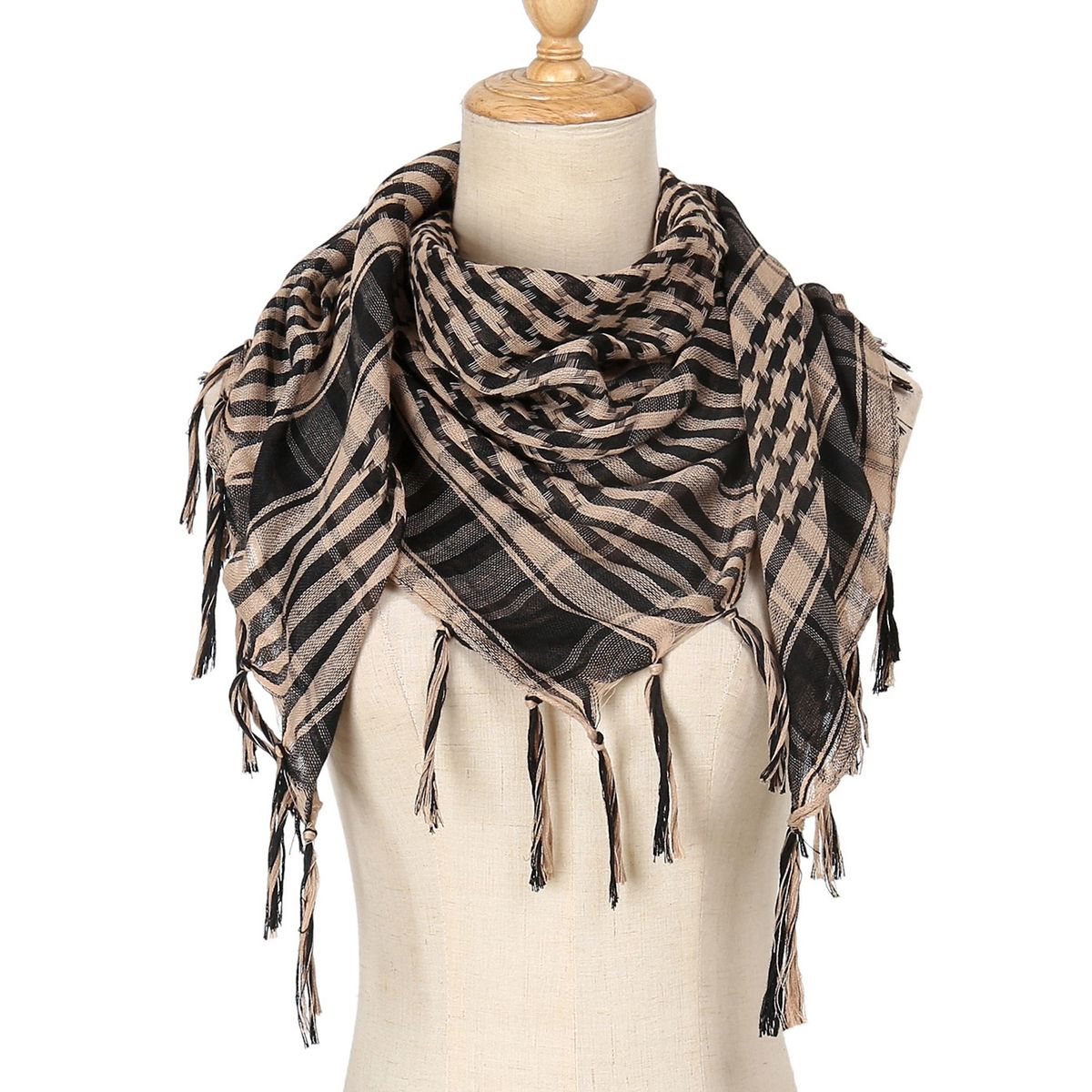 KAST PE - Bufanda Pañuelo Ajax para hombre  Beige