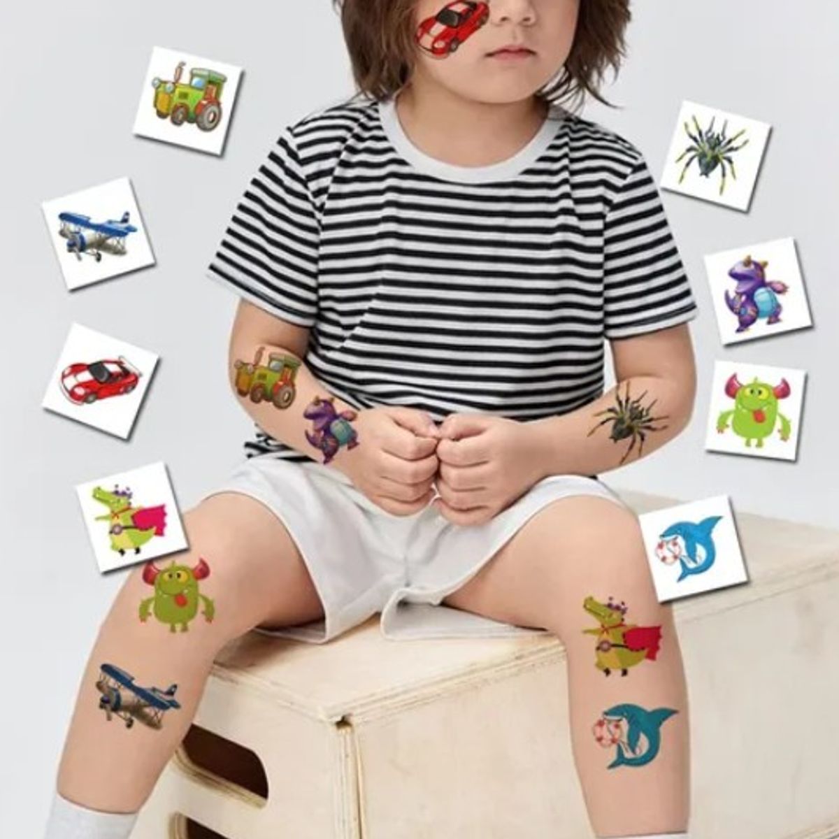 GENERICO - Papel Transferencia / Tatuajes Temporales KIT x 5 Hojas A4