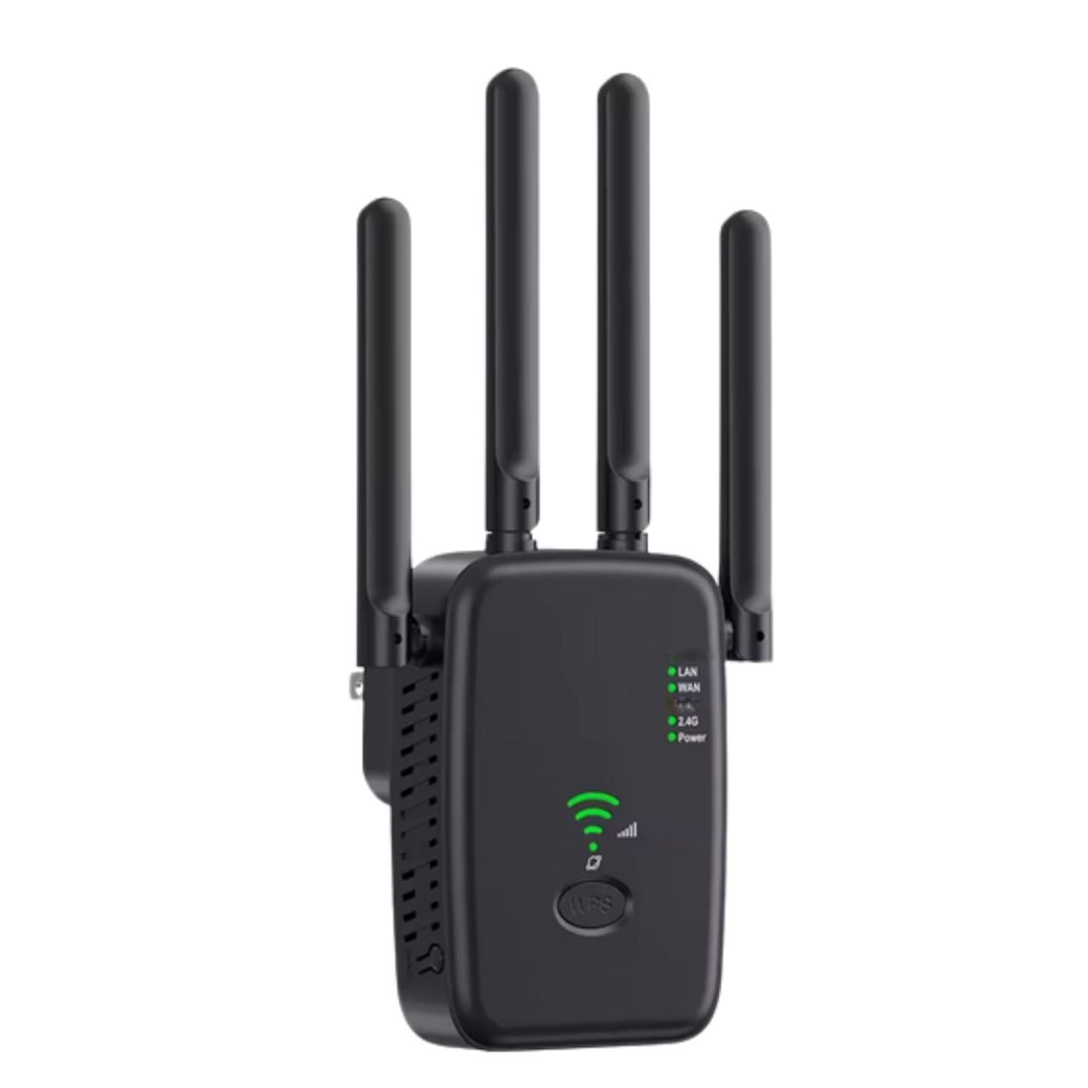 GENERICO - Repetidor Wifi Inalámbrico Alambrico  2.4Ghz 300Mbps 4 Antenas