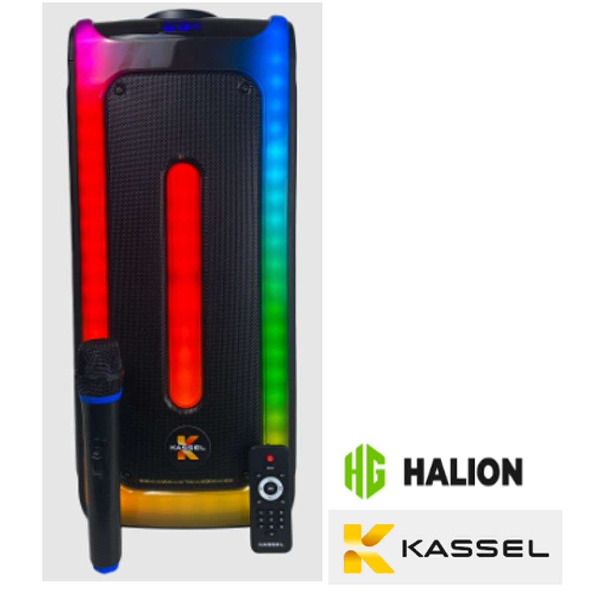 HALION - Parlante Portatil KASSEL K2814 USB TF Bluetooth RADIO FM HALION