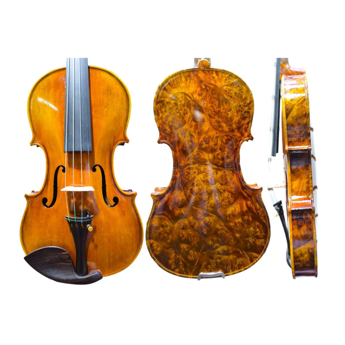 GENERICO - Violín Copia Stradivarius de arce ojo de Pájaro