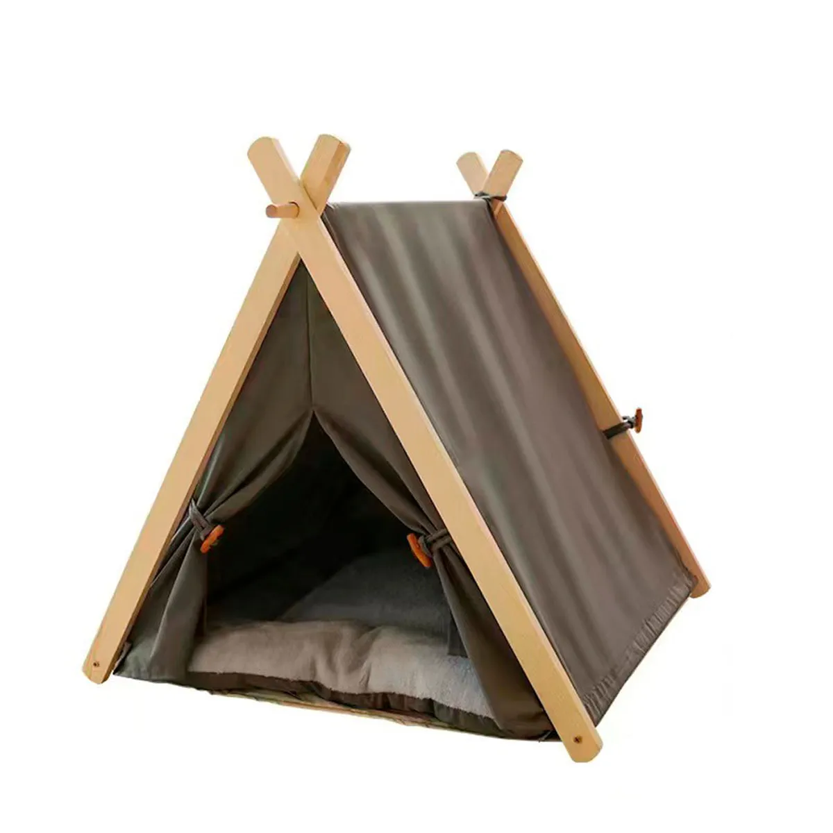 QUE PATAS PET SHOP - Tienda de Campaña Mascotas Cómoda Negra