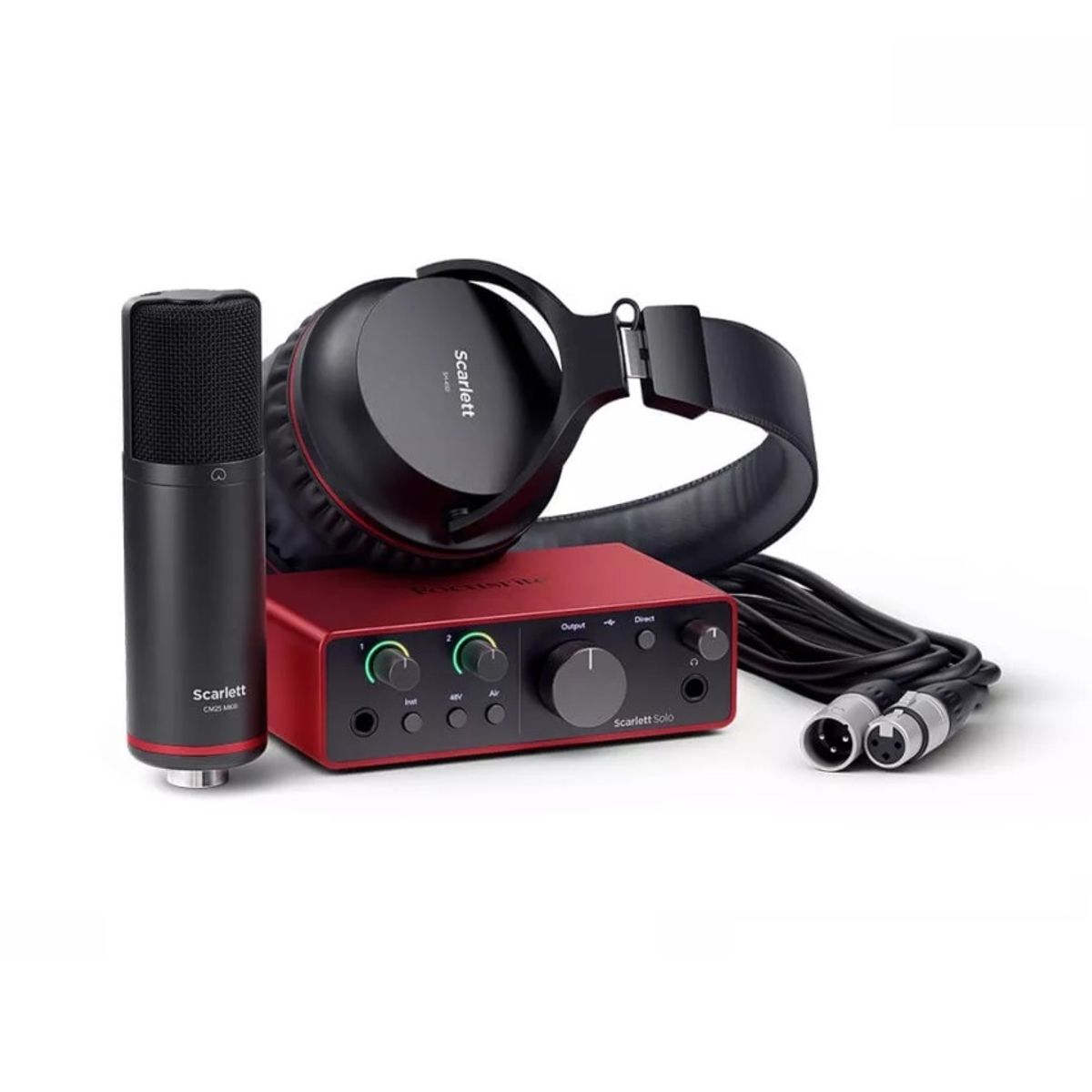 FOCUSRITE - Solo Studio 4ta gen Scarlett - Pack de grabación