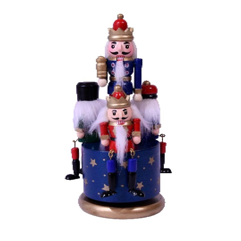 GENERICO - Cascanueces Musical BJ23001B Altura 20 cm Base Azul