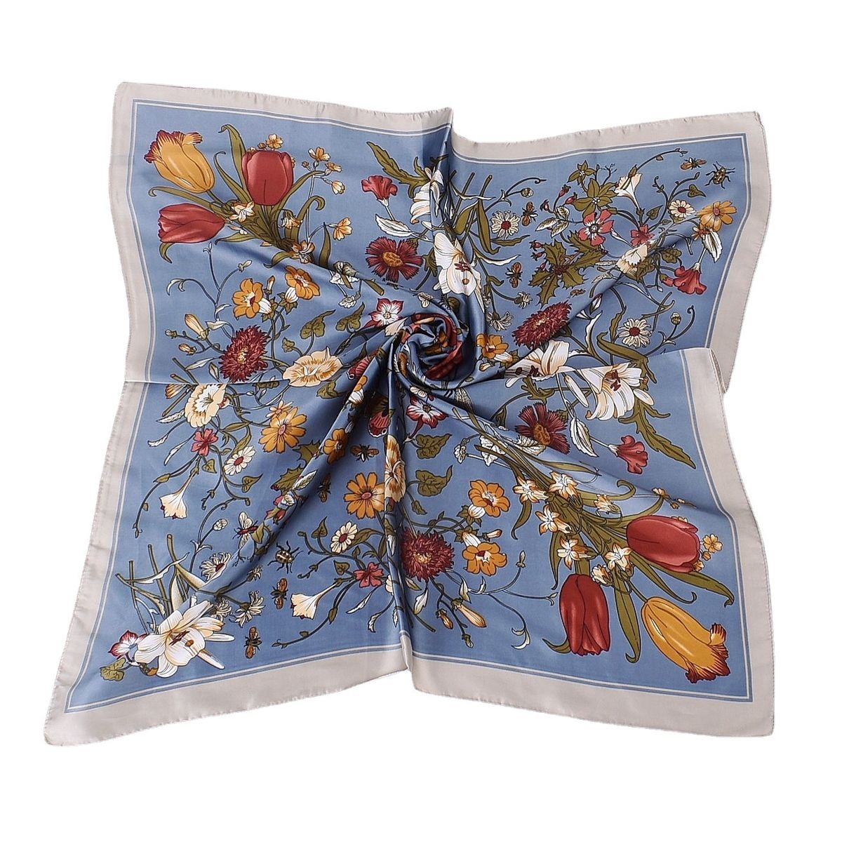 KAST PE - Pañoleta Bandana Pañuelo Botanic 70x70cm