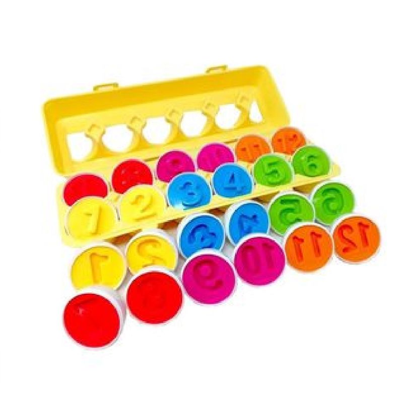 GENERICO - JUEGO DIDÁCTICO EDUCATIVO HUEVOS EN CAJA - MATH