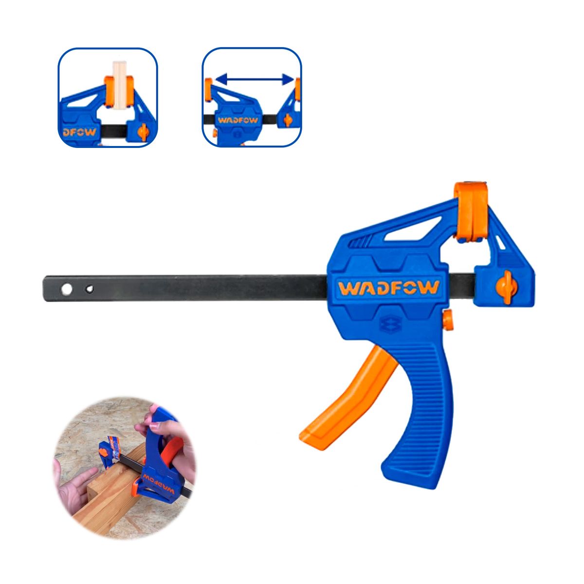 GENERICO - Prensa Rápida 6 Ajustable Carpintería Y Bricolaje -wcp4306