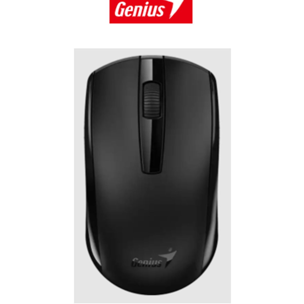 GENIUS - Mouse Inalámbrico Recargable ECO-8100 Negro GENIUS