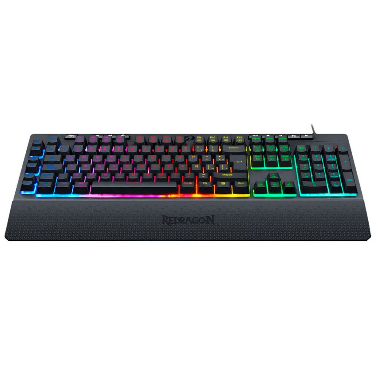 REDRAGON - Teclado Gamer Redragon SHIVA K512RGB-SP Semi Mecánico RGB Español