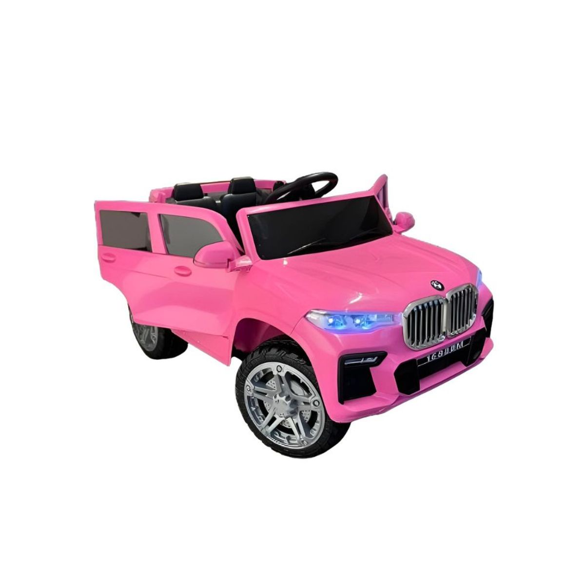 GENERICO - Carro a batería 4x4 con luces LED música llantas de goma