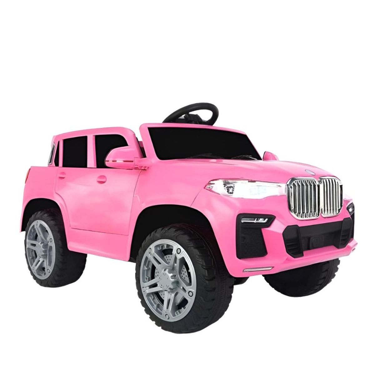 GENERICO - Carro a batería 4x4 con luces LED música llantas de goma